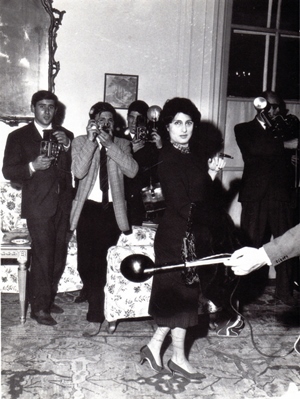 Anna Magnani conferenza stampa 1952